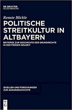 München Buch Politische Streitkultur in Altbayern