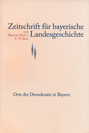 München Buch Zeitschrift für bayerische Landesgeschichte