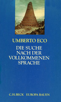 München Buch Die Suche nach der vollkommenen Sprache