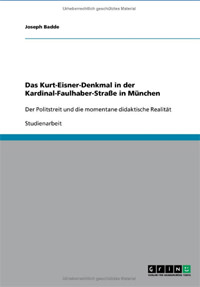 Eisner Kurt, Das Kurt-Eisner-Denkmal