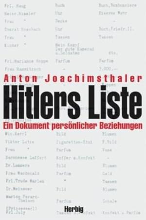 Cover: Hitlers Liste