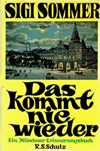 Das kommt nie wieder