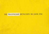 Die Stadtwerke München Im Jahr 1958