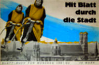 Mit Blatt durch die Stadt