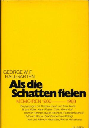 Hallgarten Georfe W.F. – Als die Schatten fielen
