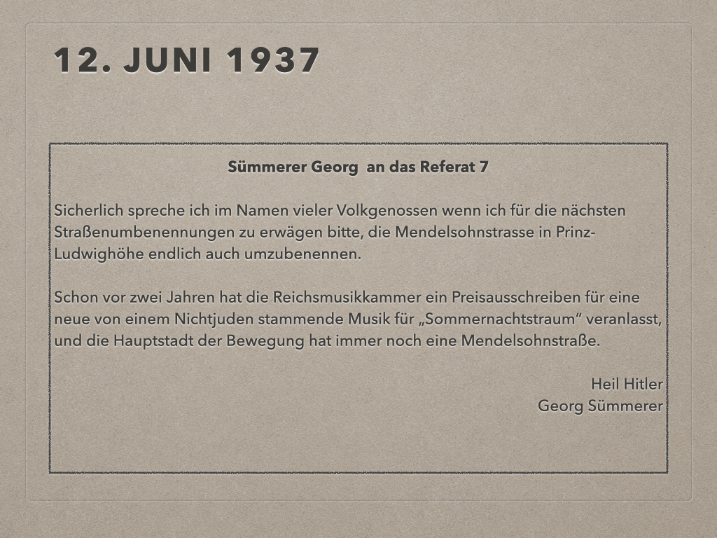 Bild 5 zu Entjudung der Münchner Straßennamen